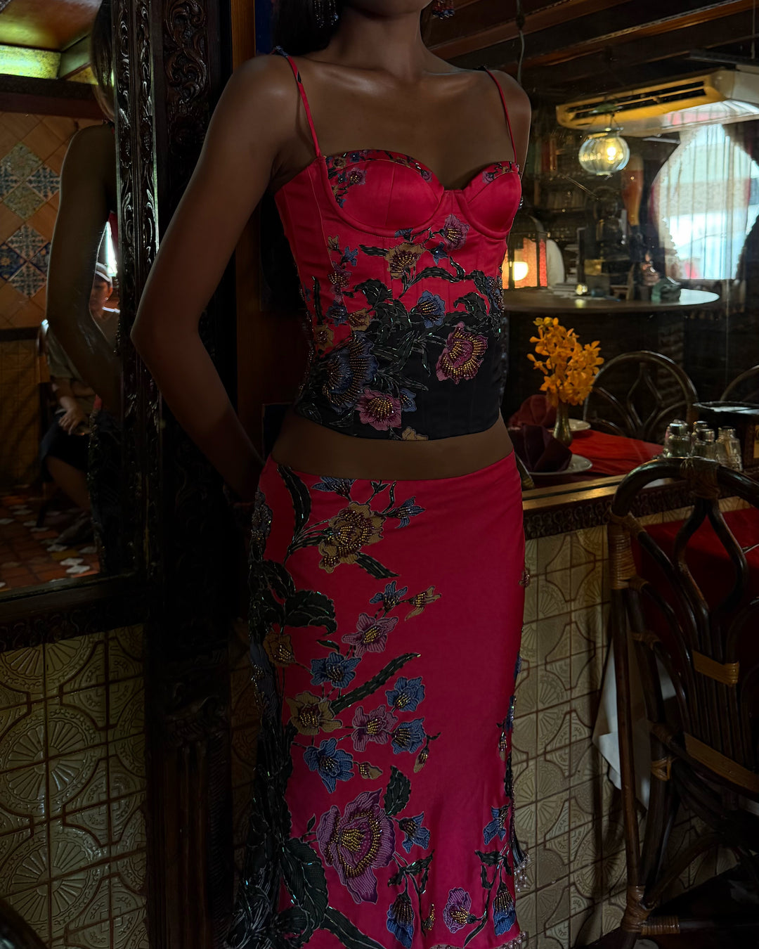 Sinh midi skirt